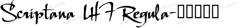 Scriptana LHF Regula字体转换